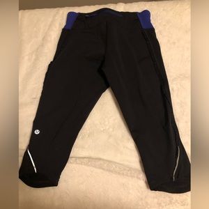 Lululemon wunder under ruffled back. Worn once and washed. Great condition